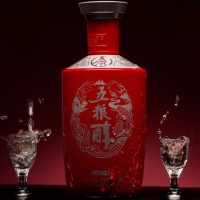 五粮液股份 五粮醇红装 浓香型高度白酒 50度500mL*6瓶整箱装 龙年送礼