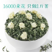 亦碧堂茉莉花茶特级茉莉飘雪八窨一提500g浓香型花草茶叶自己喝茉莉绿茶