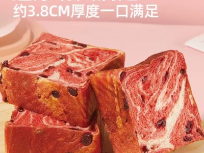 颜小贝牛乳厚切吐司面包整箱手撕面