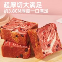 颜小贝牛乳厚切吐司面包整箱手撕面包早餐零食饱腹全家福6种口味共1000g